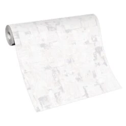 Tapete Vlies Putz Metallic-Effekt Hellgrau 10179-31 -Home Wallpaper Store Tapete Vlies Putz Metallic Effekt hellgrau 10179 31 63209915 4