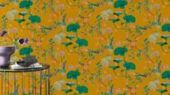 Tapete Vlies Rasch Blätter Vögel Gelb Grün 539448 -Home Wallpaper Store Tapete Vlies Rasch Blaetter Voegel gelb gruen 539448 63208795 1