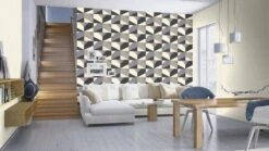 Tapete Vlies Rasch Leder-Kacheln Grau Weiß 419207 -Home Wallpaper Store Tapete Vlies Rasch Leder Kacheln grau weiss 419207 63207346