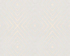 A.S. Creation Tapete Vlies Rauten Grafik Hellgrau Rosa Glanz 36785-4