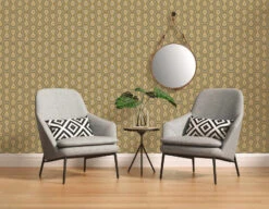 Tapete Vlies Retro Grafisch Gelb Grau Weiß 37707-4 -Home Wallpaper Store Tapete Vlies Retro Grafisch gelb grau weiss 37707 4 63208371