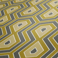 Tapete Vlies Retro Grafisch Gelb Grau Weiß 37707-4 -Home Wallpaper Store Tapete Vlies Retro Grafisch gelb grau weiss 37707 4 63208371 1