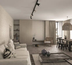 Tapete Vlies Sand-Körnung Einfarbig Weiß Glanz 32505