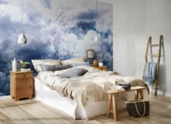 Tapete Vlies Stein-Optik Klinker Weiß Grau 34399-2 -Home Wallpaper Store Tapete Vlies Stein Optik Klinker weiss grau 34399