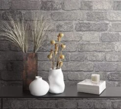 Tapete Vlies Steinmauer 3D Granulat Creme Brique 58411 -Home Wallpaper Store Tapete Vlies Steinmauer 3D Granulat creme Brique 58411 192119 1