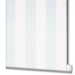 Tapete Vlies Streifen Blau Weiss Novamur 82261