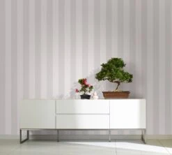 Tapete Vlies Streifen Hellgrau Weiss Novamur 82258 -Home Wallpaper Store Tapete Vlies Streifen hellgrau weiss Novamur 82258 63207577