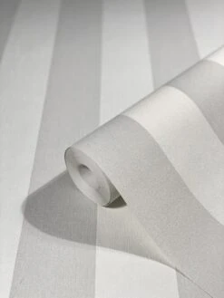 Tapete Vlies Streifen Hellgrau Weiss Novamur 82258 -Home Wallpaper Store Tapete Vlies Streifen hellgrau weiss Novamur 82258 63207577 1