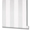 Tapete Vlies Streifen Hellgrau Weiss Novamur 82258