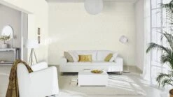 Tapete Vlies Uni Textilstruktur Weiß Rasch 700435 -Home Wallpaper Store Tapete Vlies Uni Textilstruktur weiss Rasch 700435 63208700 3