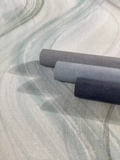 Tapete Vlies Wellen-Design Grün Blau Weiß Shades 32442 -Home Wallpaper Store Tapete Vlies Wellen Design gruen blau weiss Shades 32442 63207488 1