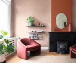 Tapete Vlies Wellen-Design Rot-orange Beige Rasch 704549 -Home Wallpaper Store Tapete Vlies Wellen Design rot orange beige Rasch 704549 63208726