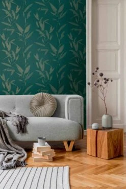 A.S. Creation Tapete Vlies Dunkelgrün Bronze Palmen 37549-1 | 375491 -Home Wallpaper Store Tapete Vlies dunkelgruen bronze Palmen 37549 1 375491 63204440