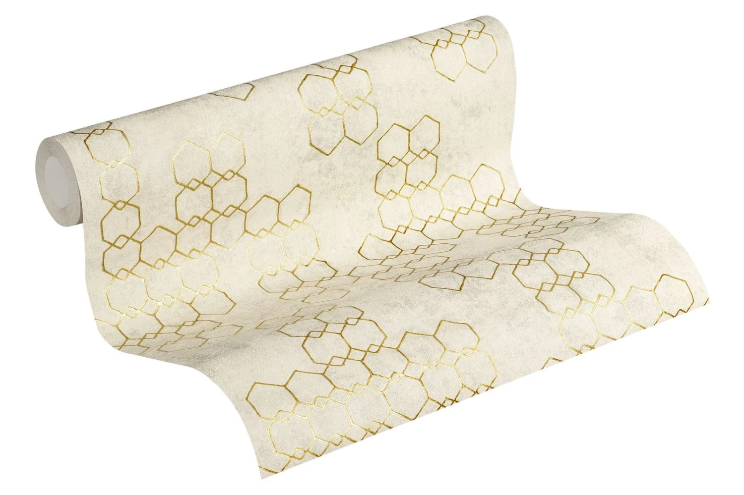 Tapete Vlies Grafisch Muster Creme-beige Grau 37424-2 1 Tapete Vlies Grafisch Muster Creme-beige Grau 37424-2