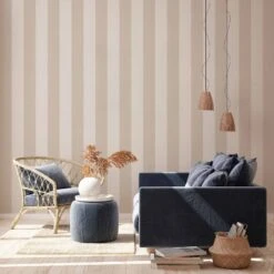 A.S. Creation Tapete Vlies Weiß Beige Streifen 37554-3 | 375543 -Home Wallpaper Store Tapete Vlies weiss beige Streifen 37554 3 375543 63204462 3