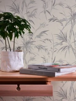 A.S. Creation Tapete Vlies Bambus-Pflanze Creme Grau 37376-5 -Home Wallpaper Store Tapete aus Vlies Bambus Pflanze creme grau 373765 63202898 4