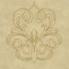 Tapeten Panel Architects Paper Barock Beigegold 96983-5