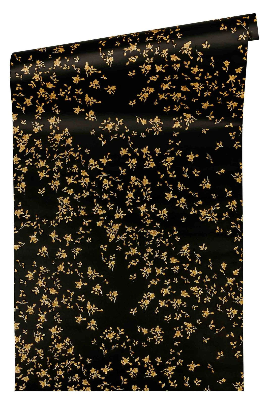 Versace Home Tapete Blumen Schwarz Gold Metallic 935854 3 Versace Home Tapete Blumen Schwarz Gold Metallic 935854 – Bild 3