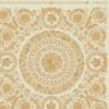 Versace Home Tapete Kacheln Creme Gold Metallic 370552