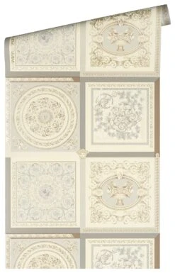 Versace Vliestapete 38704-2 Fliesen Optik Beige Grau -Home Wallpaper Store Versace Vliestapete 38704 2 Fliesen Optik Beige Grau 63213743 2