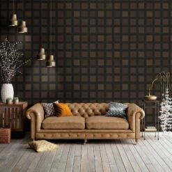 A.S. Creation Vinyltapete Kacheln Grafik Schwarz Bronze 37172-4 -Home Wallpaper Store Vinyltapete Kacheln Grafik schwarz bronze 37172 4 63201423 11