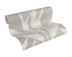 Vlies Tapete Blätter Dunkelgrau Hygge Livingwalls 36123-3 -Home Wallpaper Store Vlies Tapete Blaetter Natur dunkelgrau Hygge livin