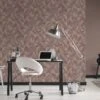 Vlies Tapete Meliert Design Braun Livingwalls 36391-6
