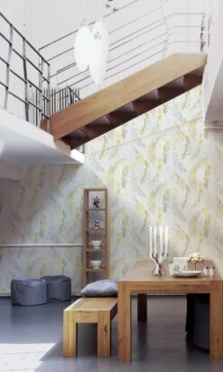 A.S. Creation Vlies Tapete Palmwedel Hellgrau Braun AS Creation 35896-1 -Home Wallpaper Store Vlies Tapete Palmwedel hellgrau braun AS Creation