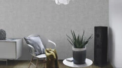 Vlies Tapete Uni Einfarbig Rasch Silbergrau 489941 -Home Wallpaper Store Vlies Tapete Rasch Uni Einfarbig silbergrau 4899 2