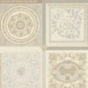 Versace Vliestapete 38704-2 Fliesen Optik Beige Grau