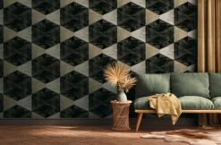 A.S. Creation Tapete Vlies Schwarz Weiss Dreieck Vintage 383532 -Home Wallpaper Store Vliestapete AS Creation Schwarz Weiss Dreiecke 383532 63212977 2