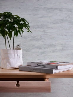 A.S. Creation Vliestapete Grau Silber Metallic Putz Optik 39041-3 -Home Wallpaper Store Vliestapete Beton Optik Grau Silber Metallic 39041 3 63215527 6