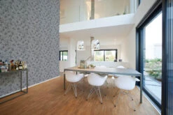 A.S. Creation Vliestapete Putzoptik Shabby Schwarz Silber Metallic 38969-6 -Home Wallpaper Store Vliestapete Beton Optik Schwarz Silber Metallic 38969 6 63216880 5