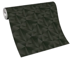 Vliestapete Dreiecke 3D Erismann 10106-15 Anthrazit -Home Wallpaper Store Vliestapete Dreieck 3 D Erismann beige gold schwarz 63213837 1