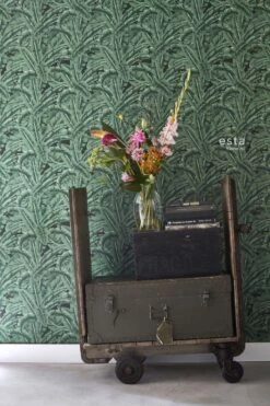 Home Wallpaper Store -Home Wallpaper Store Vliestapete Dschungelwald gruen schwarz 038985 193252 1