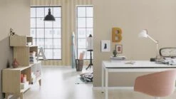 Tapete Vlies 423921 Einfarbig Greige -Home Wallpaper Store Vliestapete Einfarbig Textil taupe Rasch Poetry 423921 190859 2