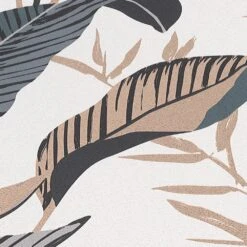 Vliestapete Elle Blattmuster Weiß Schwarz Gold 10332-15 -Home Wallpaper Store Vliestapete Elle Blaetter Weiss Schwarz Gold 10332 15 63216404 1