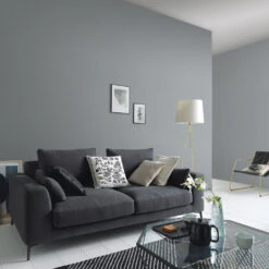 Vliestapete Elle Strukturiert Uni Grau 10335-10