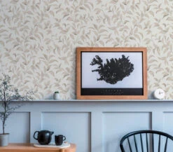 A.S. Creation Vliestapete Blätter Illustration Weiß Beige 38962-2 -Home Wallpaper Store Vliestapete Floral Blaetter Zweige Weiss Beige 38962 2 63216890 4