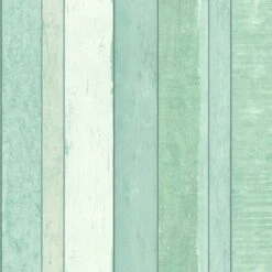 Vliestapete Holzplanken Pop Grün Weiß Jungle Fever 138983