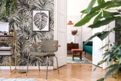 Vliestapete Ivy Farne Weiß Grau 82272 Novamur -Home Wallpaper Store Vliestapete Ivy Blaetter Weiss Grau 82272 Novamur 63213313 2