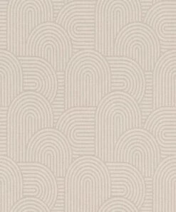 Rasch Vliestapete Beige Braun Retro Struktur 634150 -Home Wallpaper Store Vliestapete Rasch Bogen Muster Beige Braun 634150 63214664