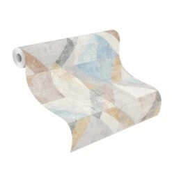 Rasch Vliestapete Grau Beige Dreiecke Grafik 311907 -Home Wallpaper Store Vliestapete Rasch Grafik Muster Grau Beige 311907 63214611 1