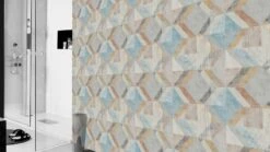 Rasch Vliestapete Grau Beige Dreiecke Grafik 311907