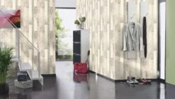 Tapete Vlies Vintage Holz-Optik Cremeweiß Grau Rasch 941647 -Home Wallpaper Store Vliestapete Rasch Holzbretter Vintage cremeweiss g