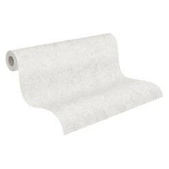 A.S. Creation Vliestapete Betonoptik Uni Weiß Grau 38977-2 -Home Wallpaper Store Vliestapete Strukturiert Uni Weiss Grau 38977 2 63216926 8