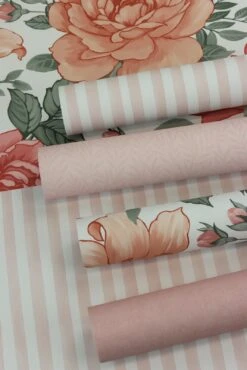 Rasch Tapete Einfarbig Textil Optik Rosa 252873 -Home Wallpaper Store Vliestapete Textil Optik Uni Rosa 252873 Rasch 63212690 4