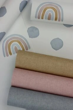 Rasch Tapete Einfarbig Textil Optik Rosa 252873 -Home Wallpaper Store Vliestapete Textil Optik Uni Rosa 252873 Rasch 63212690 5