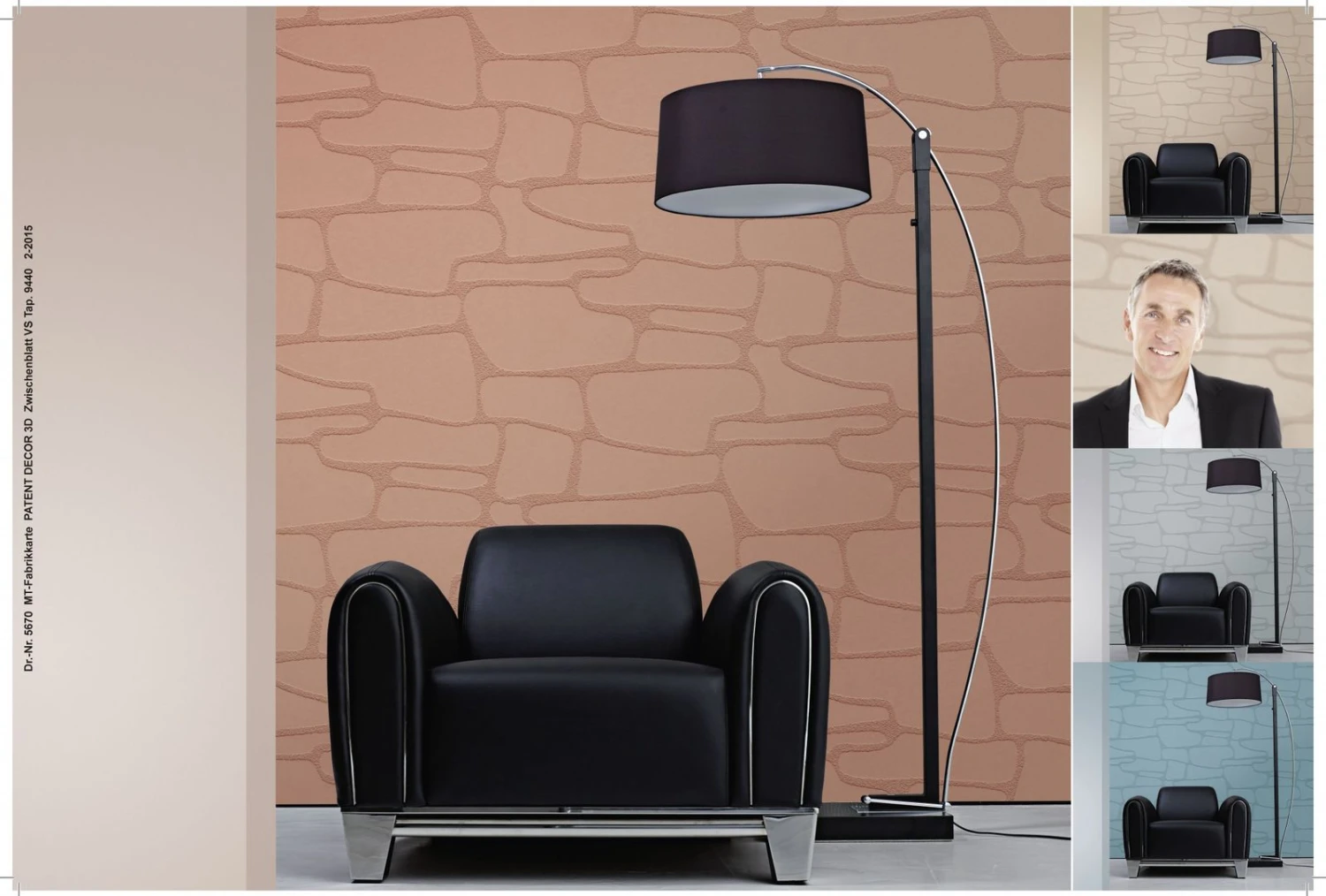 Vliestapete Steinoptik Weiß Patent Decor 3D 9440 2 Vliestapete Steinoptik Weiß Patent Decor 3D 9440 – Bild 2